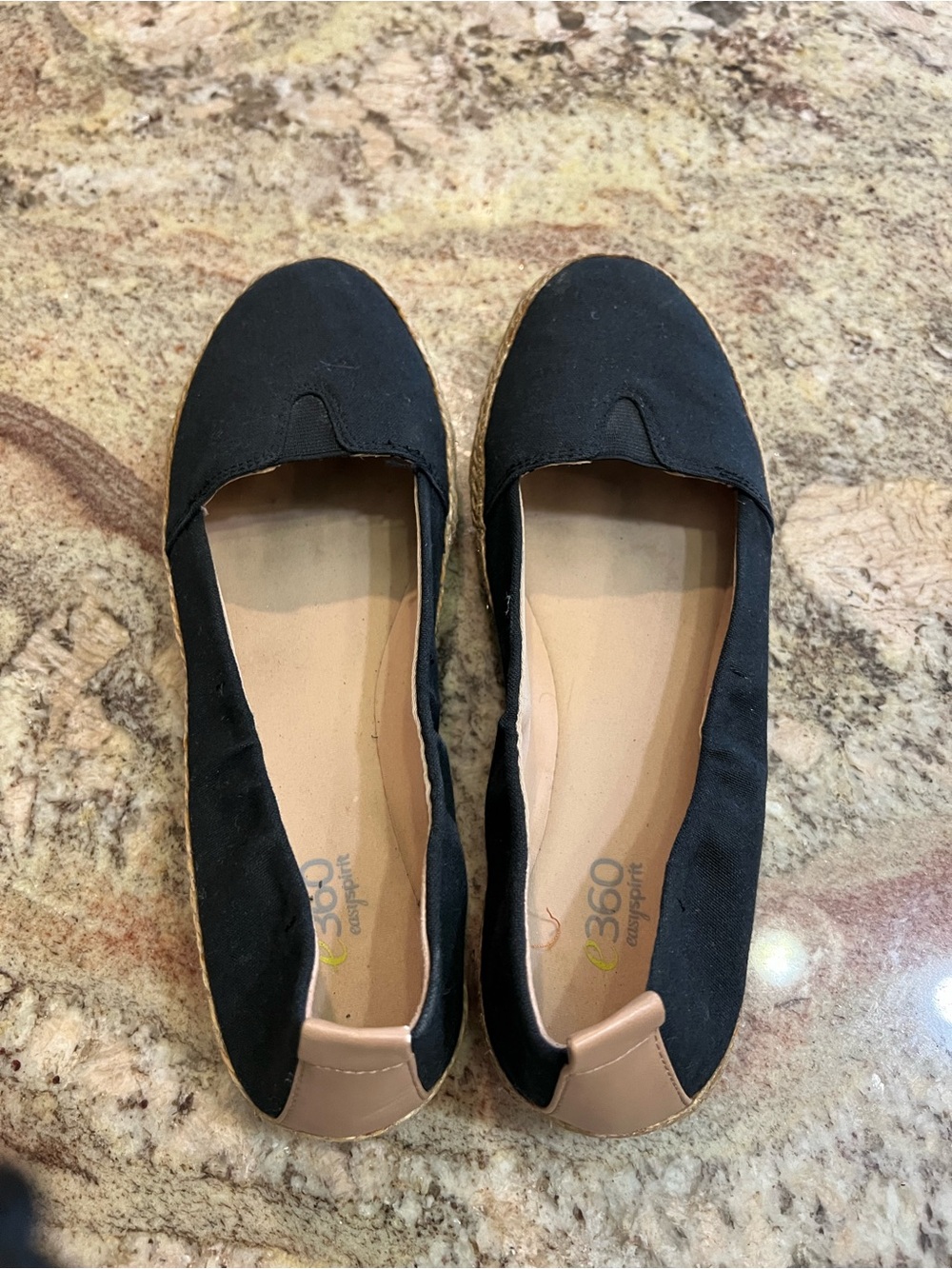 Black Women's Slip-On Flats 8
